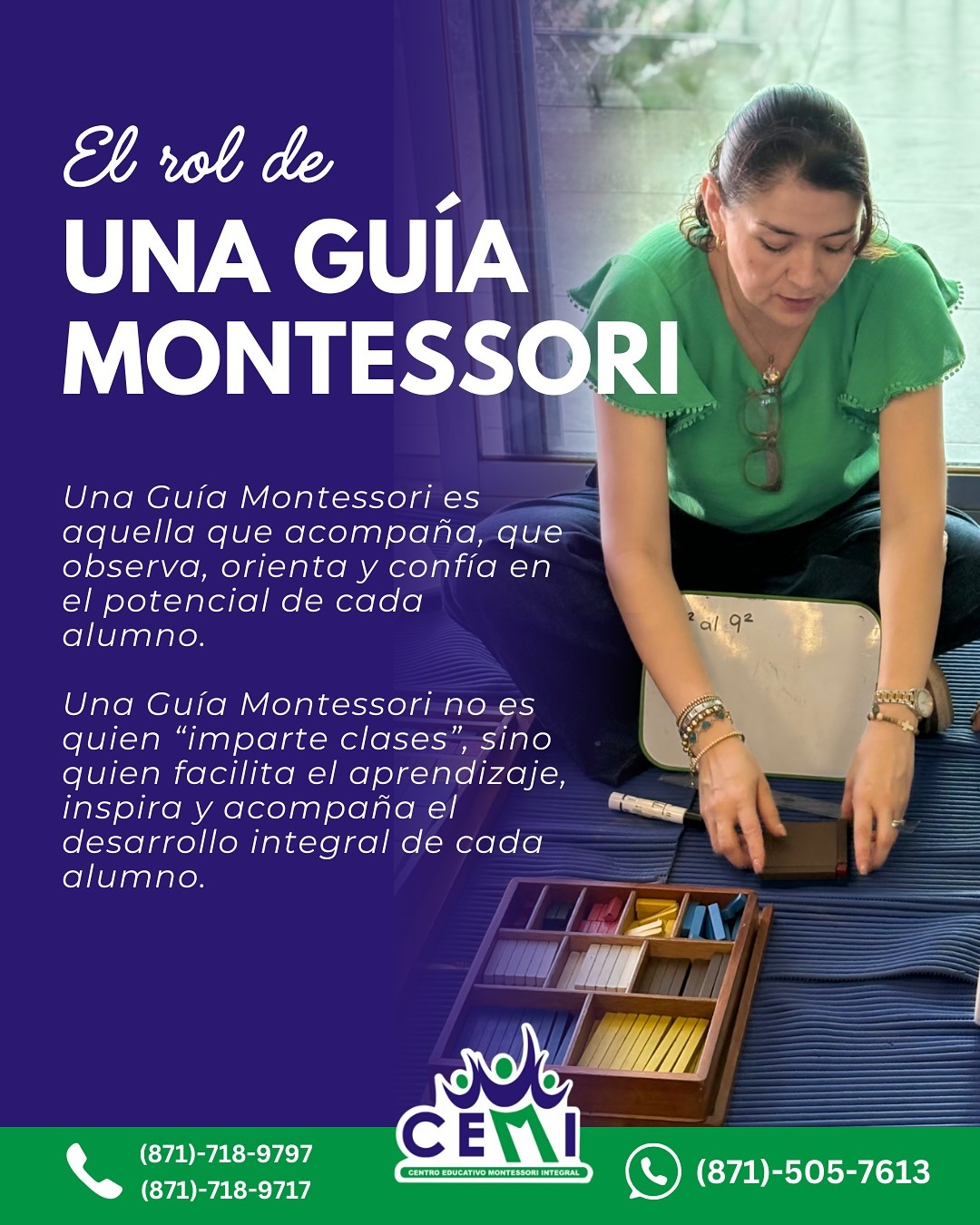El rol de una guía montessori